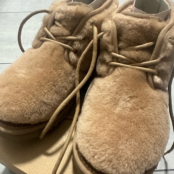 UGG Tan Neumel Cozy Boots - Picture 2 of 8